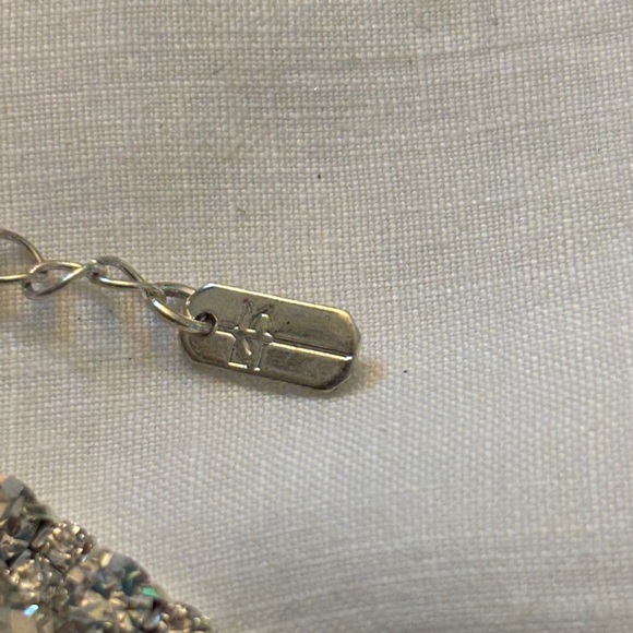 Super Sparkle Silvertone Rhinestone Crystal Bracelet - Picture 3 of 5